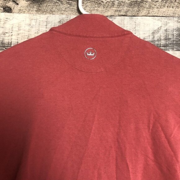 Peter Millar Crown Crafted 1/4 Zip Golf Pullover Large Pink Casual - Picture 7 of 10